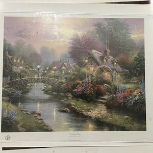 Thomas Kinkade "LAMPLIGHT BRIDGE" 342/715